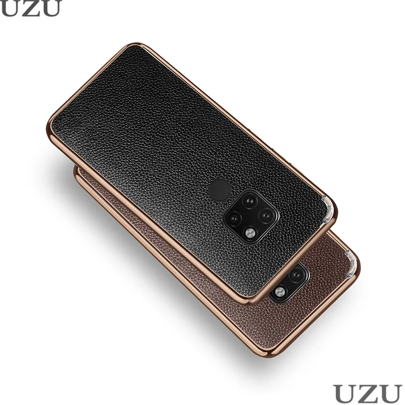 Чехол из натуральной кожи для huawei mate 20 P20 Pro mate 20X с металлической рамкой, простой Гибридный чехол для huawei P20 mate 20 Pro