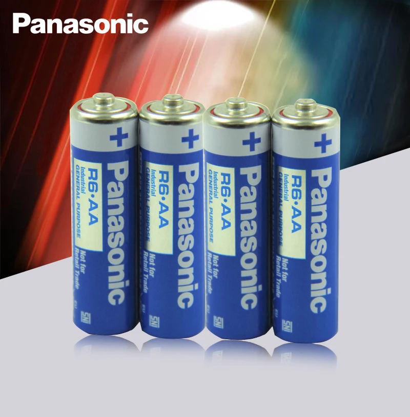 4pcs Panasonic R6 1 5v Aa Battery Alkaline Batteries No Mercury Dry Battery For Electric Toy Flashlight Clock Mouse Primary Dry Batteries Aliexpress