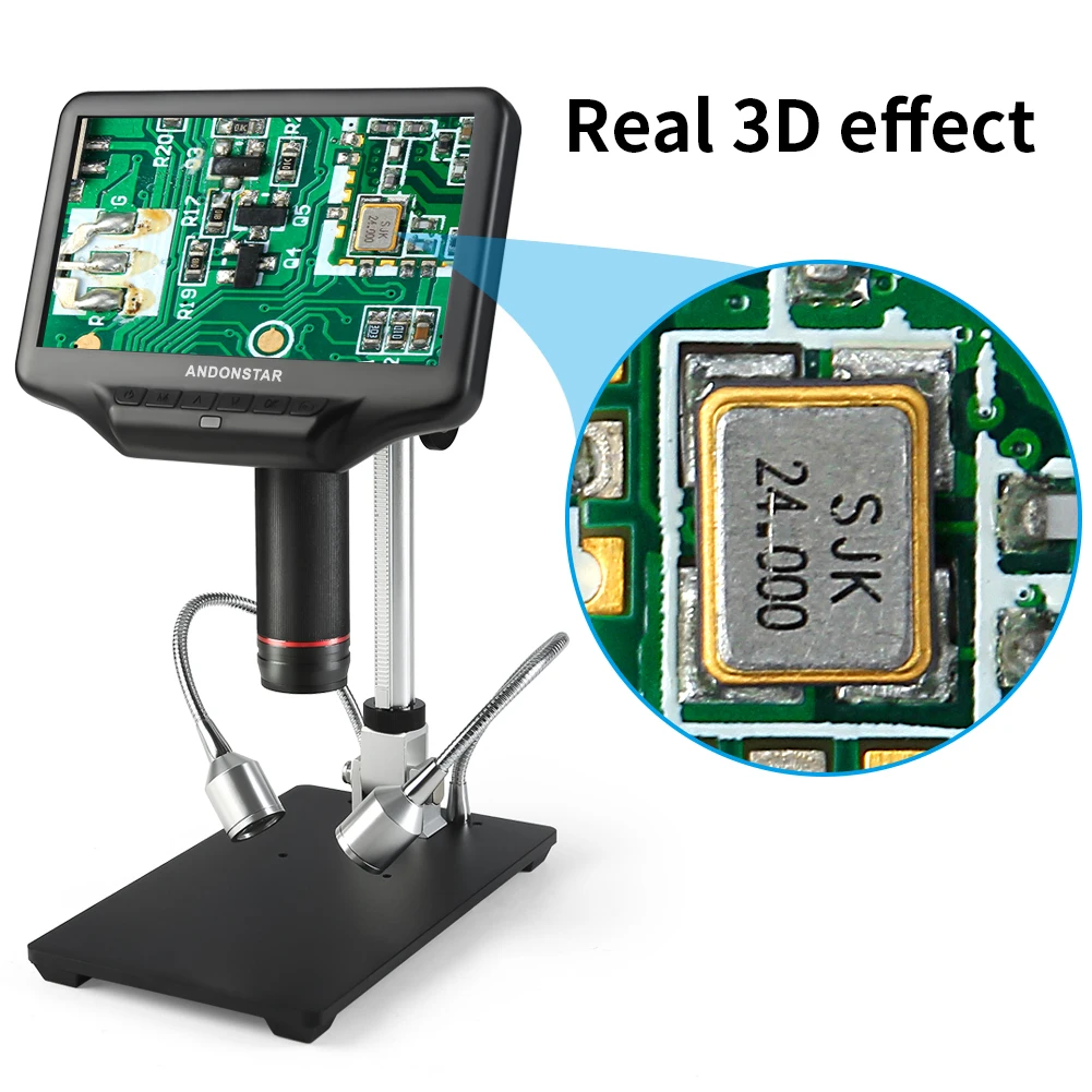 Andonstar AD407 HDMI Digital Microscope 270X with 4MP UHD 7