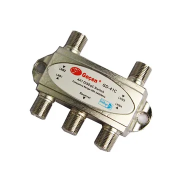 

1pc GD-41C 4 in 1 DiSEqC switch Satellite LNB Switch for satellite TV receiver