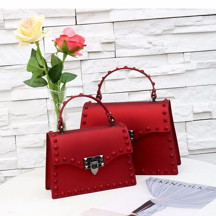 

Handbag Women's 2019 New Style WOMEN'S Bag Matte mo sha bao Rivet Kelly Bag Handbags Shoulder Oblique Collapse BA