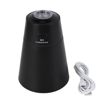 

Portable Car Humidifier Usb Essential Oil Aroma Diffuser Ultrasonic Air Humidifiers With Led Light For Home Office Black