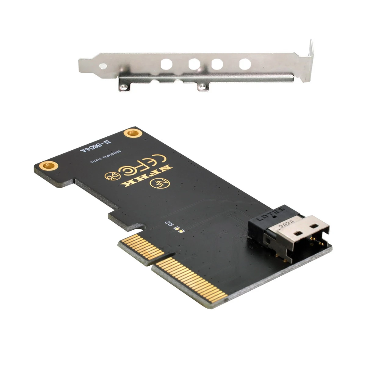 NGFF PCI-E 4X to SFF-8654 U.2 U2 Kit SFF-8639 Slimline SAS NVME PCIe SSD Adapter for Mainboard | Электроника