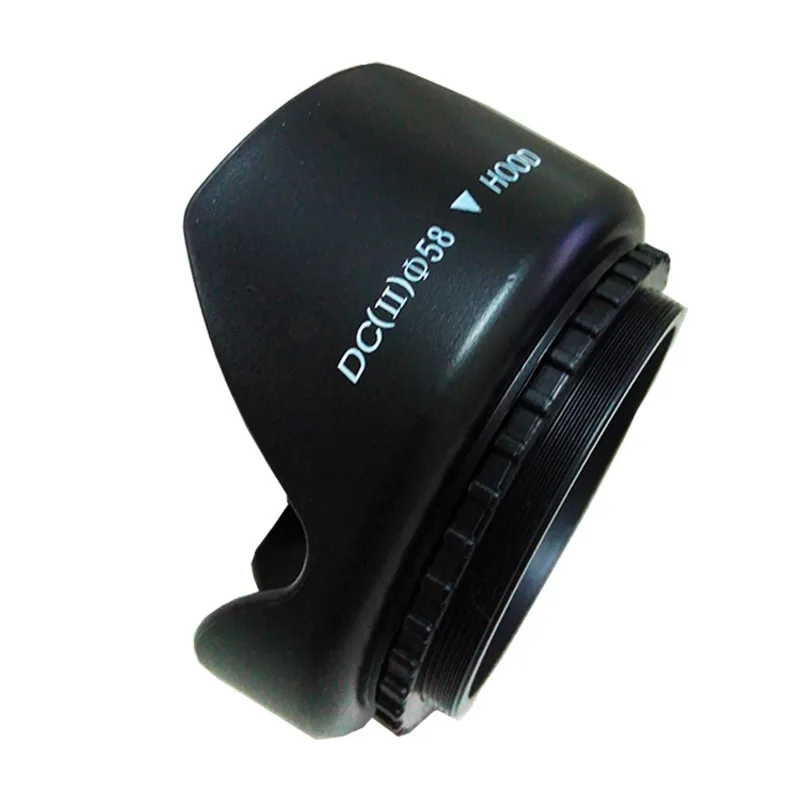 58 мм цветок Форма бленда объектива для Canon EOS 550D 600D 650D 1100D 18-55 мм объектив