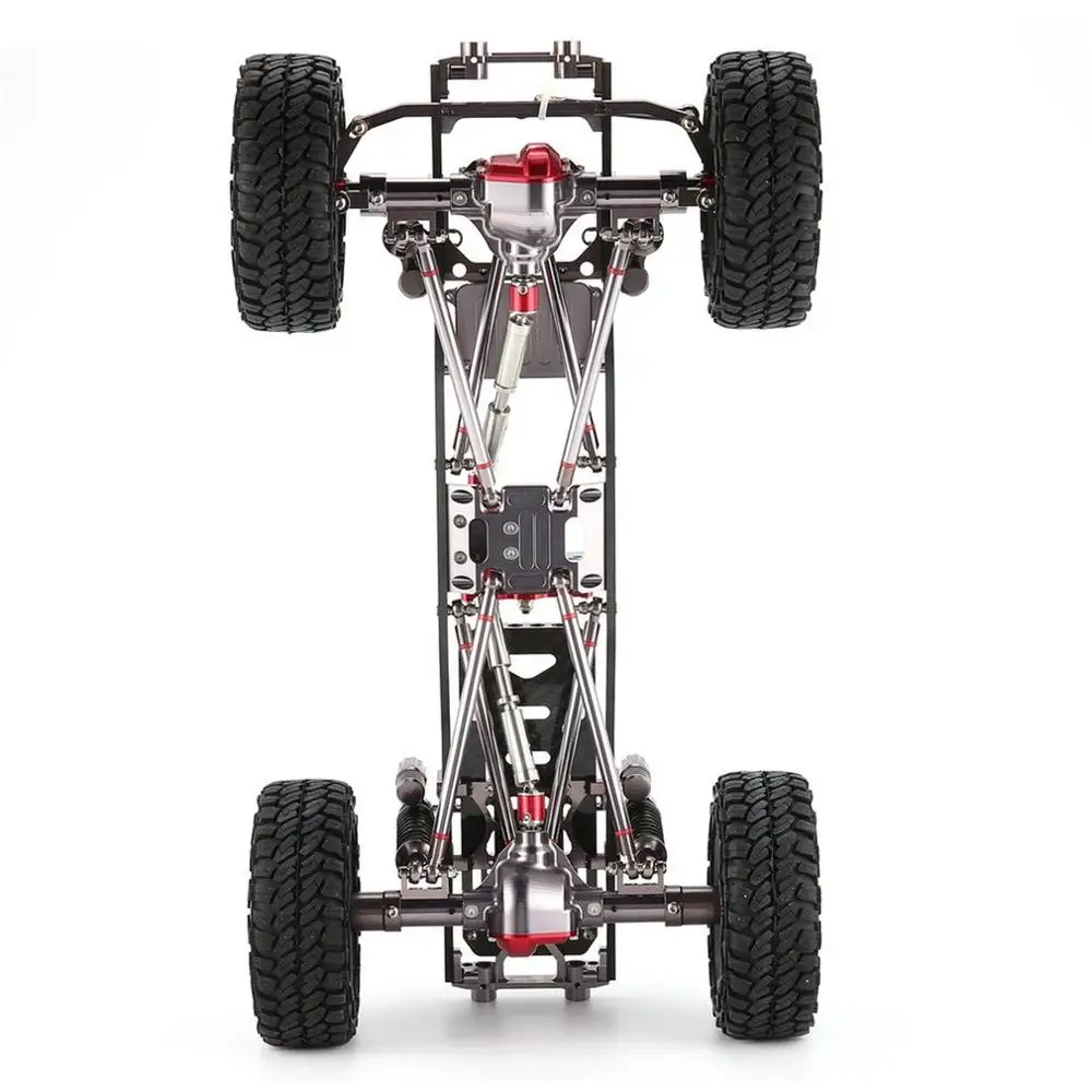 CNC Алюминиевый металлический и карбоновый каркас для RC гоночного автомобиля 1/10 осевой SCX10 шасси 313 мм модернизированная колесная база автомобиля гусеничных автомобилей Par