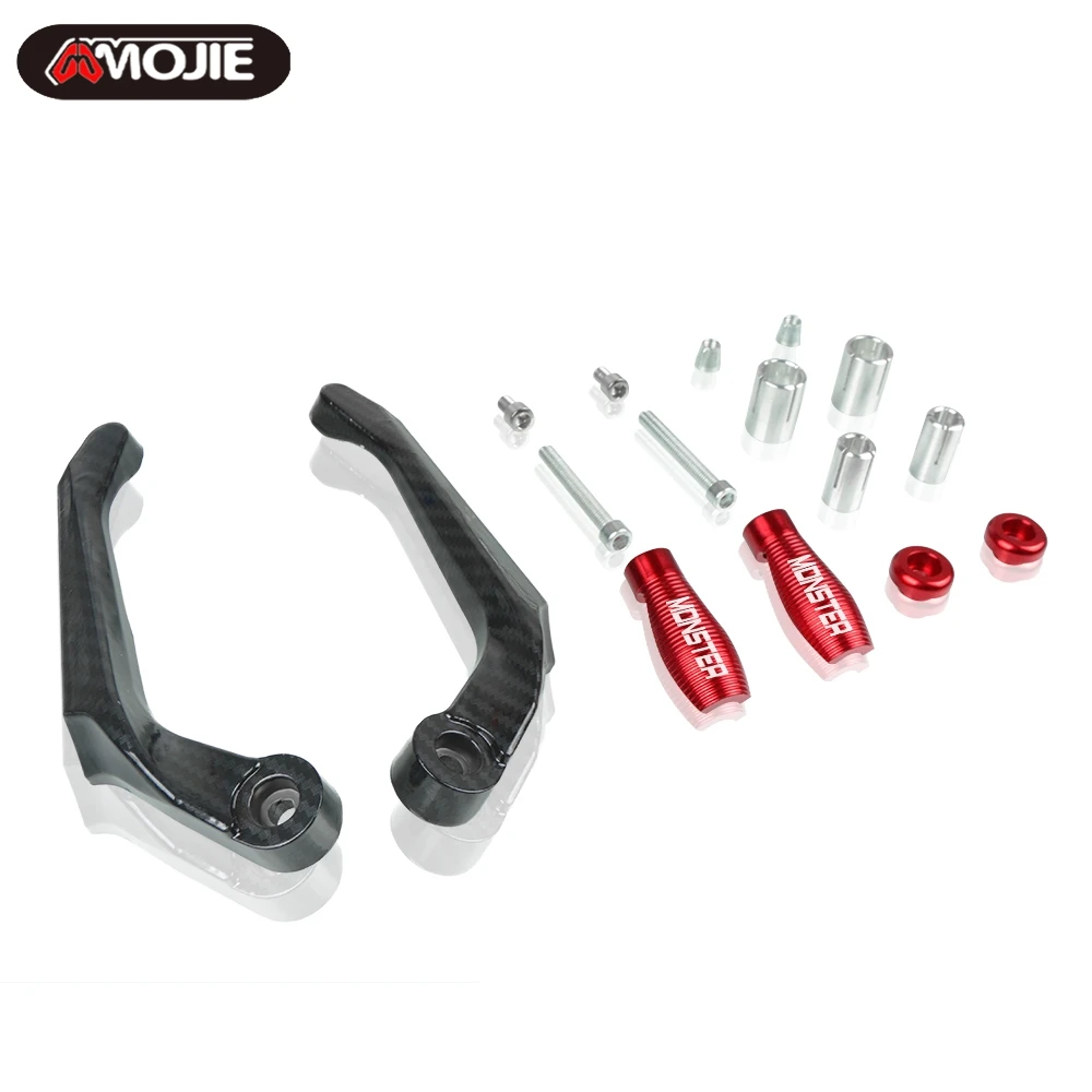 

FOR DUCATI Hypermotard Monster 796 696 695 Motorcycle CNC Handlebar Grips Guard Brake Clutch Levers Handle Guard Protector