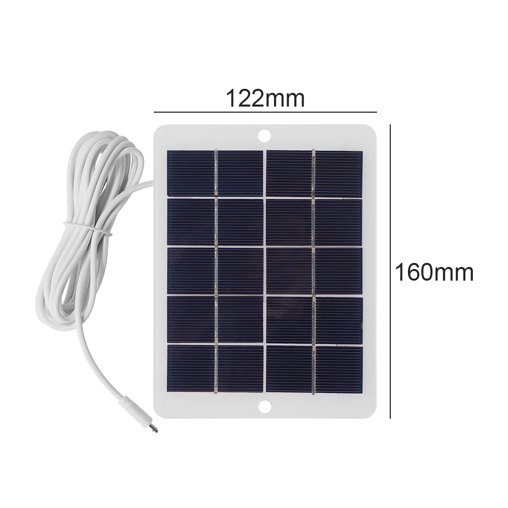 3W 5V Portable Mobile Phone Solar Power Bank Outdoor Emergency Powerbank Solar Charger Micro USB Charging for Lamp Phone Fan power bank 10000