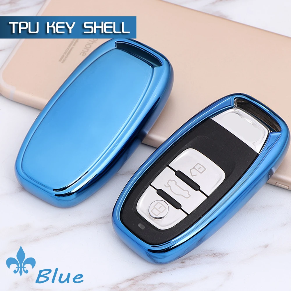 

For Audi A6L A4L B6 B7 B8 B9 S5 S6 S7 S8 R8 TT SQ5 RS5 For Audi 754C/754G For Audi C6 C5 Car key Shell case keyfob car styling