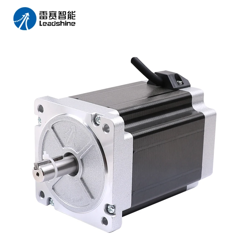 86CM85 Leadshine NEMA 34 stepper motor with 8.5N.m(1204 oz-in) holding torque 2 phase step motor 4 wires shaft size 12.7mm