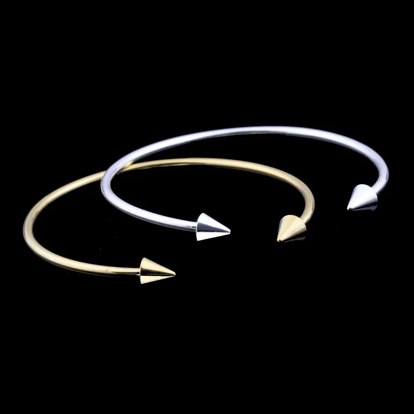 10 Новое поступление браслет стрелки красивая женщина браслет из нержавеющей стали золотой орнамент Рождественский подарок