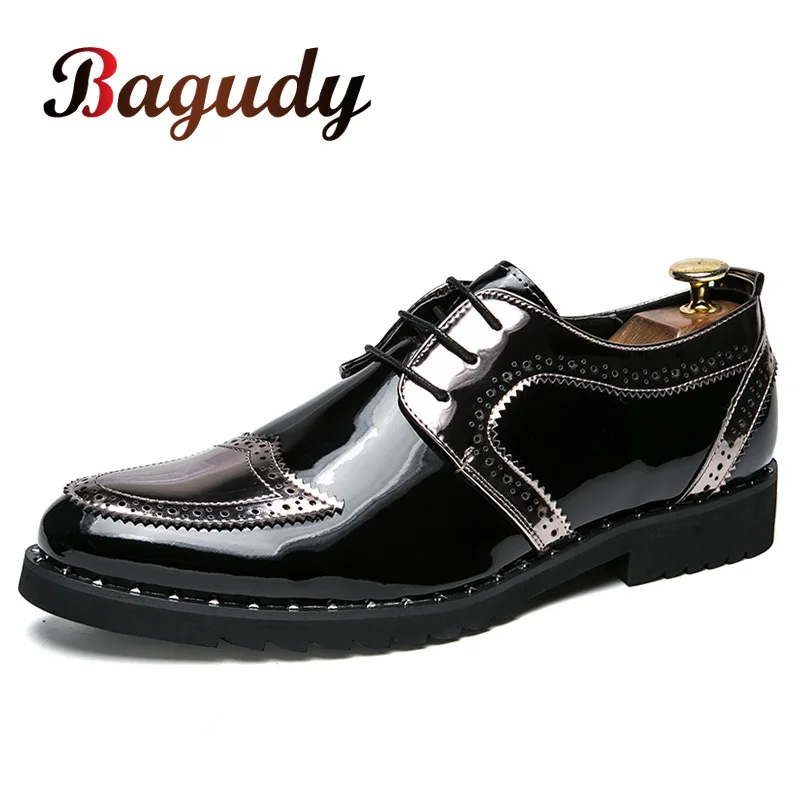 Men Leather Dress Shoes Evening Party Wedding Shoes Men's Flats Formal Shoes Autumn Men Business Lace Up Oxfords Shoes For Men Men Leather Dress Shoes Evening Party Wedding Shoes Men's Flats Formal Shoes Autumn Men Business Lace Up Oxfords Shoes For Men
