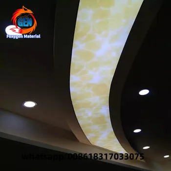 

Modern Roofing Decorative ceil tile Stretch Ceiling Film pop Designs for hall