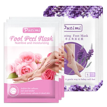 

2Pair Foot Peeling Mask Whitening Feet Mask Exfoliating Foot Mask Feet Cream for Dead Skin Removal Foot Care Removing Dead Skin