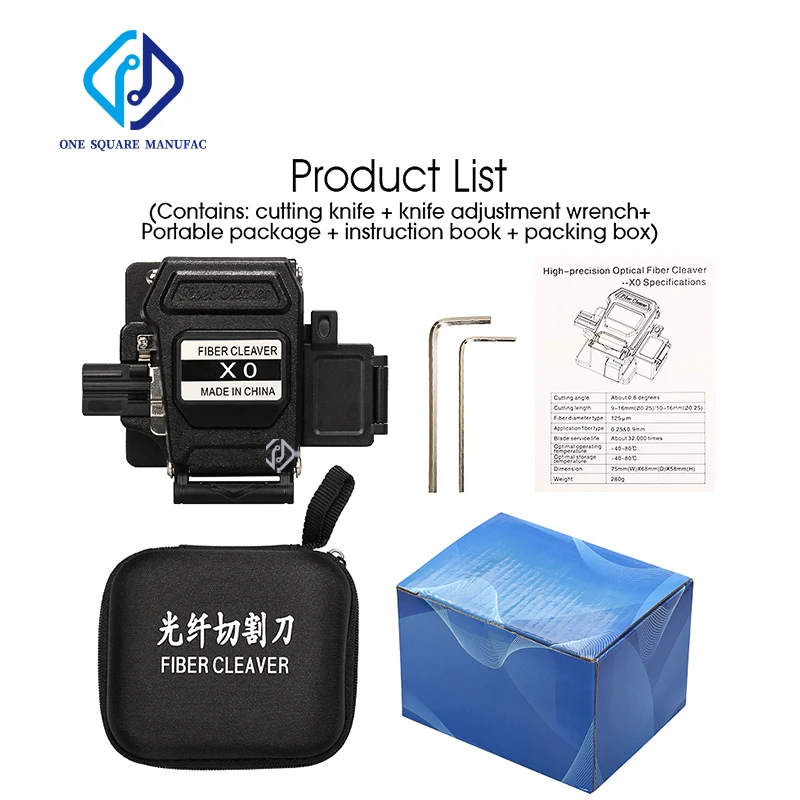 Faca de Corte Cortador de Alta Precisão com Caixa de Fibra Óptica Cutelo Cabo x0 Fusão Splicer Cortador Fttt Ferramentas Waste Aua-x3 6 Fibra óptica cutelo AUA-X3 cabo faca de