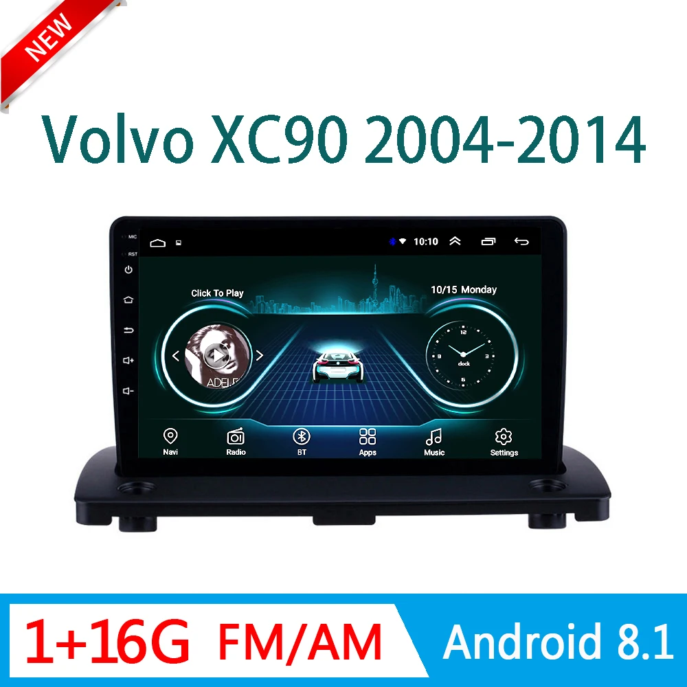 Для Volvo XC90 2004 2014 центральный мультимедийный плеер Видео Стерео система аудио FM BT