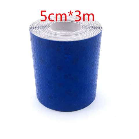 Car Reflective Strip Stickers Road Warning Strip-style Decoration Film Safe Motorcycle Baby Car Reflect Road Safety Tape