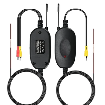 

2.4GHZ Wireless RCA Video Transmitter Receiver Kit for Car DVD Monitor GPS Rear View CCD Cam Reverse Backup Camera Cam