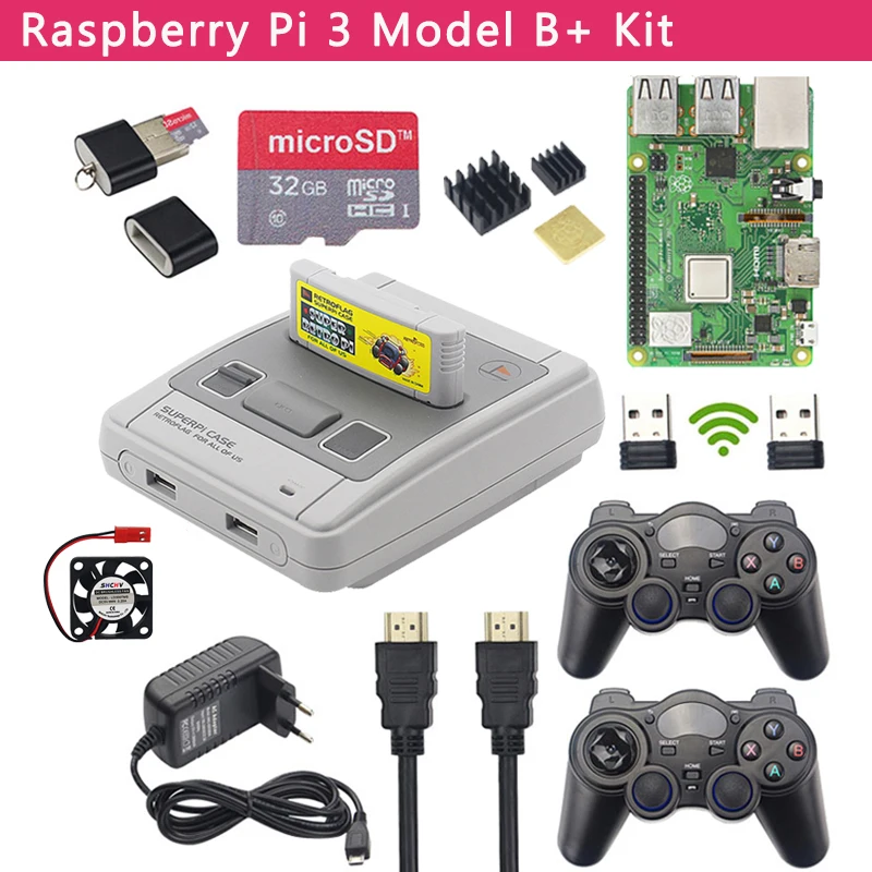 Raspberry Pi 3 Model B+ Game Kit + Wireless