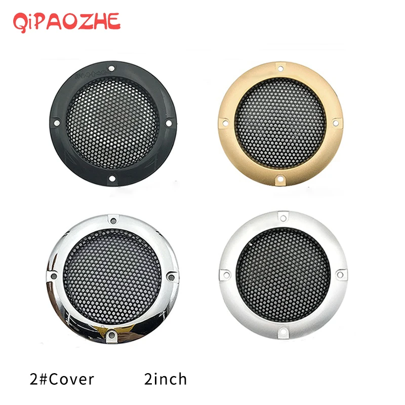 

2Pcs 2 Inch Speaker Grill Mesh Subwoofer Car Speaker Driver Cover Net Loudspeaker Accessories Parts