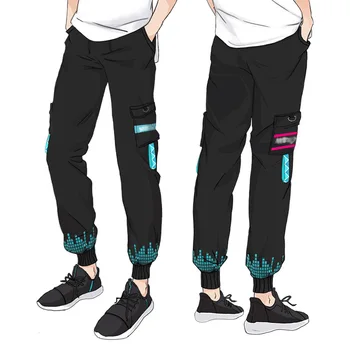

Anime Vocaloid Hatsune Miku Pants Costumes Cosplay Casual Narmcore Miku Pants