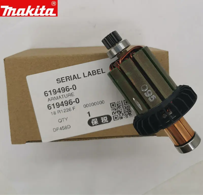 

MAKITA 619496-0 619301-1 Rotor Motor DC18V for DDF458Z DF458D DDF458RFE DHP458 BHP458 DDF458 BDF458 BDF458RFE BDF458Z Drill