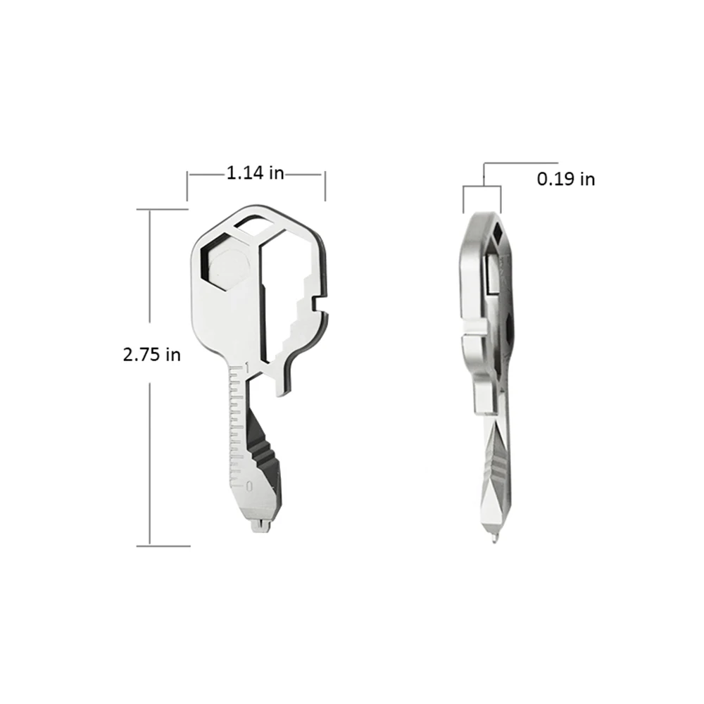 Новый инструмент в форме ключа Утилита Многофункциональный брелок для выживания