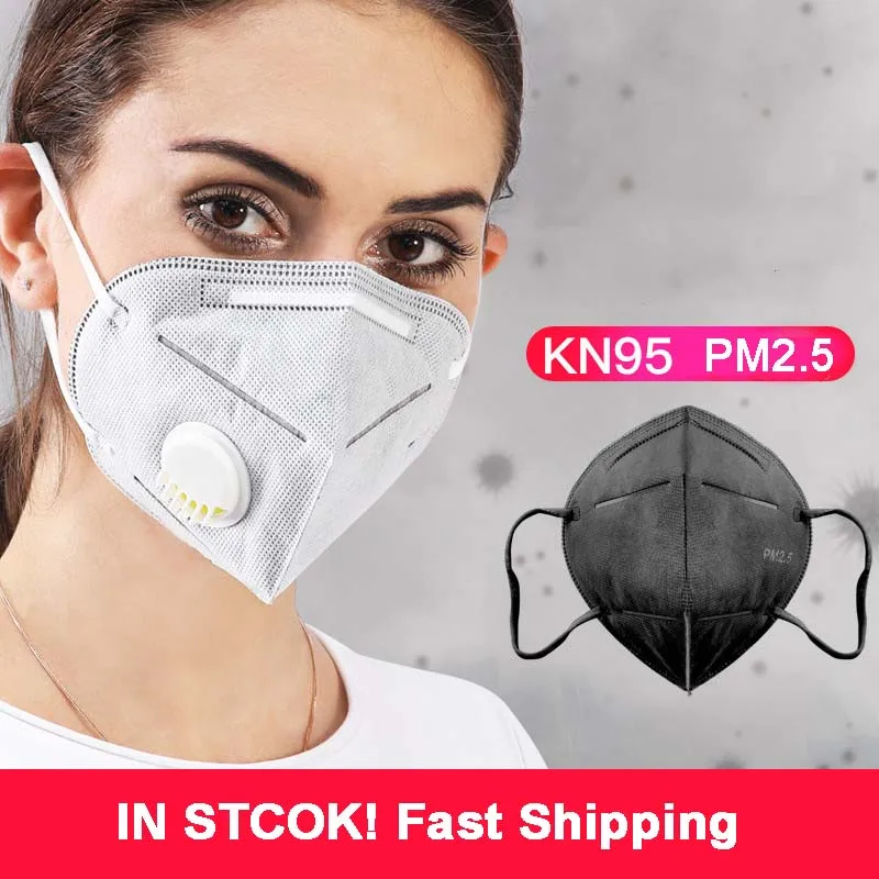 

Fysupotsu PM2.5 Mask mouth mask kn95 respirator face mask dust masks Anti air pollution Safety Protective maska fast shipping
