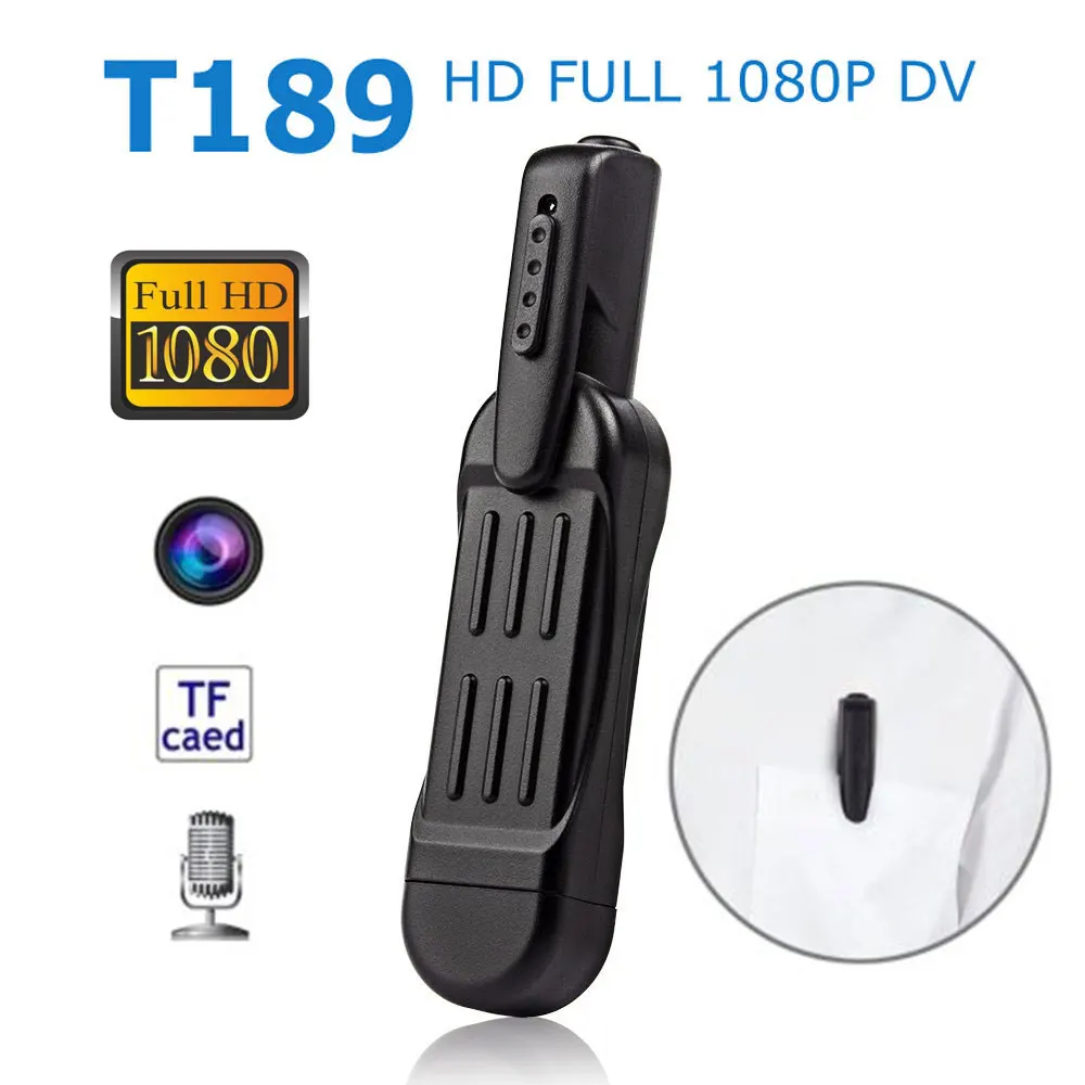 T189 mini Camcorder HD 1080P DVR Pen Camera Long Standby Motion Detection Video Voice Recorder Pocket
