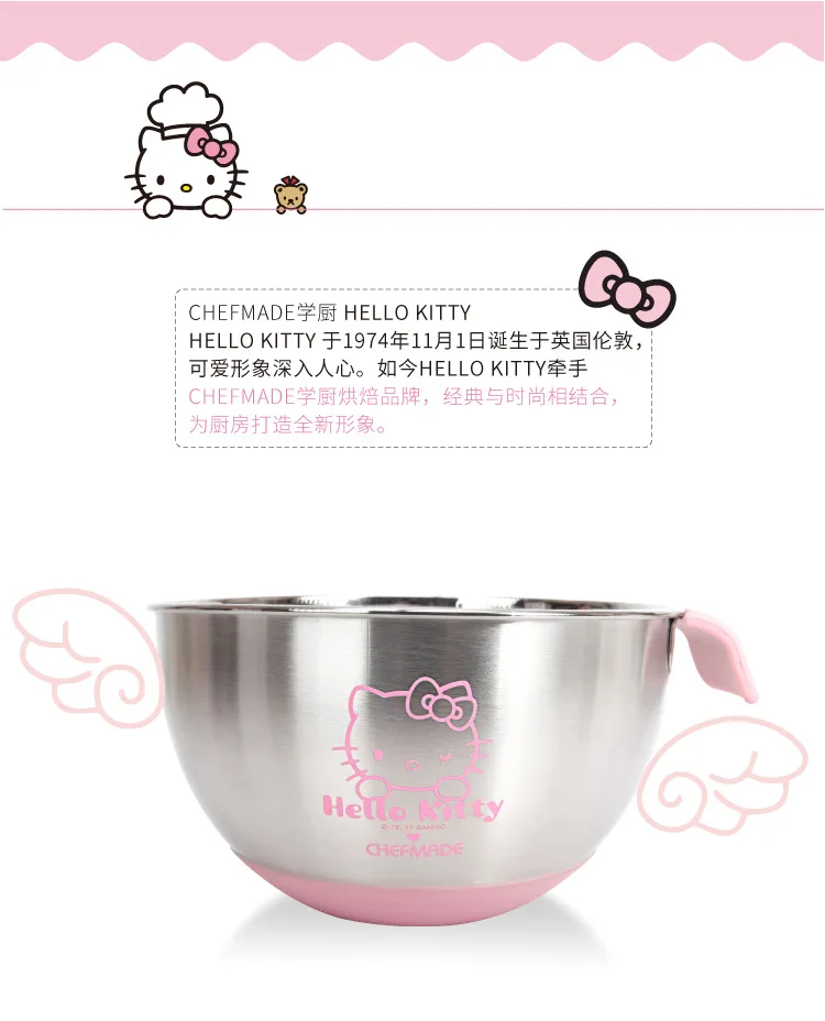 HELLO KITTY20cm чаша для выпечки яиц из нержавеющей стали инструменты для тортов Аксессуары для выпечки