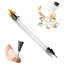 Новые продукты Маникюр двуглавый бриллиант ручка разгрузка зуань Би двойного назначения карандаш Кристалл Алмазный рисунок иглы Диан Хуа Би