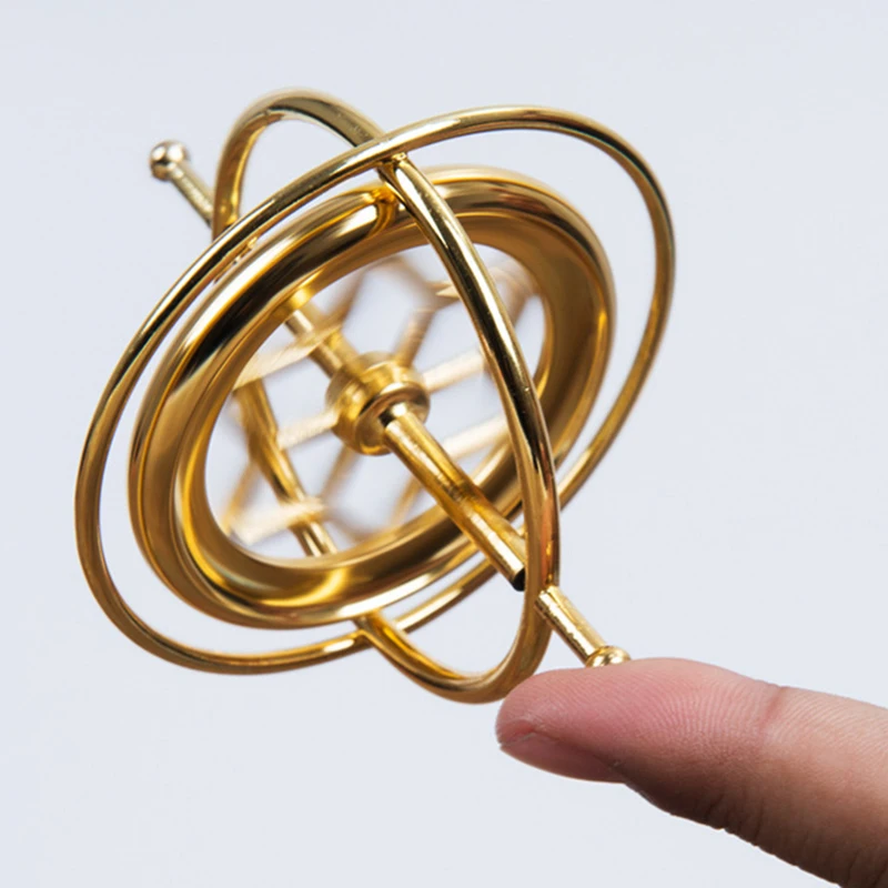 Гироскоп для пальцев гироскоп учебный металлический снятие давления