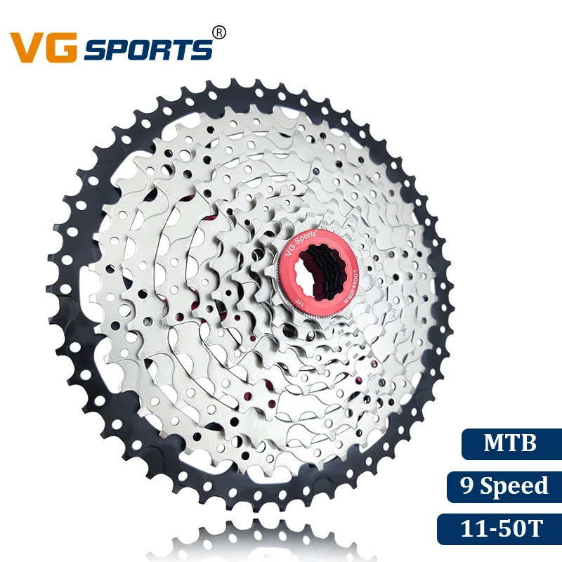 VG спортивный горный велосипед MTB 9 скоростная кассета велоцидад 50T велосипедные