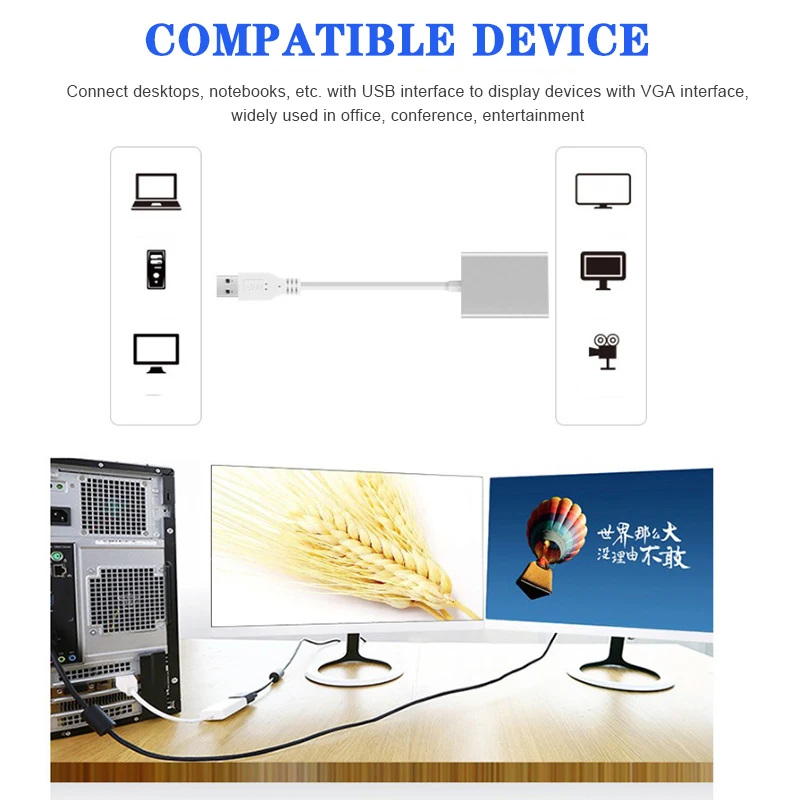 USB 3,0 к HDMI HD 1080P видео кабель адаптер конвертер для HDTV PC YO
