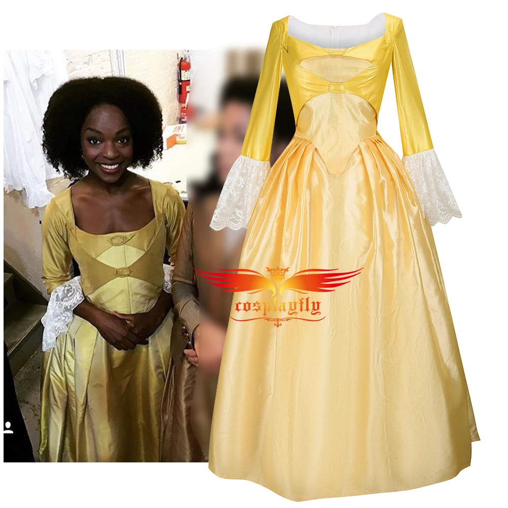 Аниме музыкальная рок оперы Hamilton для сцены платье Концерт Елизаветы Schuyler Косплэй