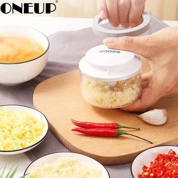 

ONEUP Manual Meat Grinder Multi-function Food Processor 2020 New Hot Manual Garlic Grinder Mixer Kitchen Meat Grinder Tool