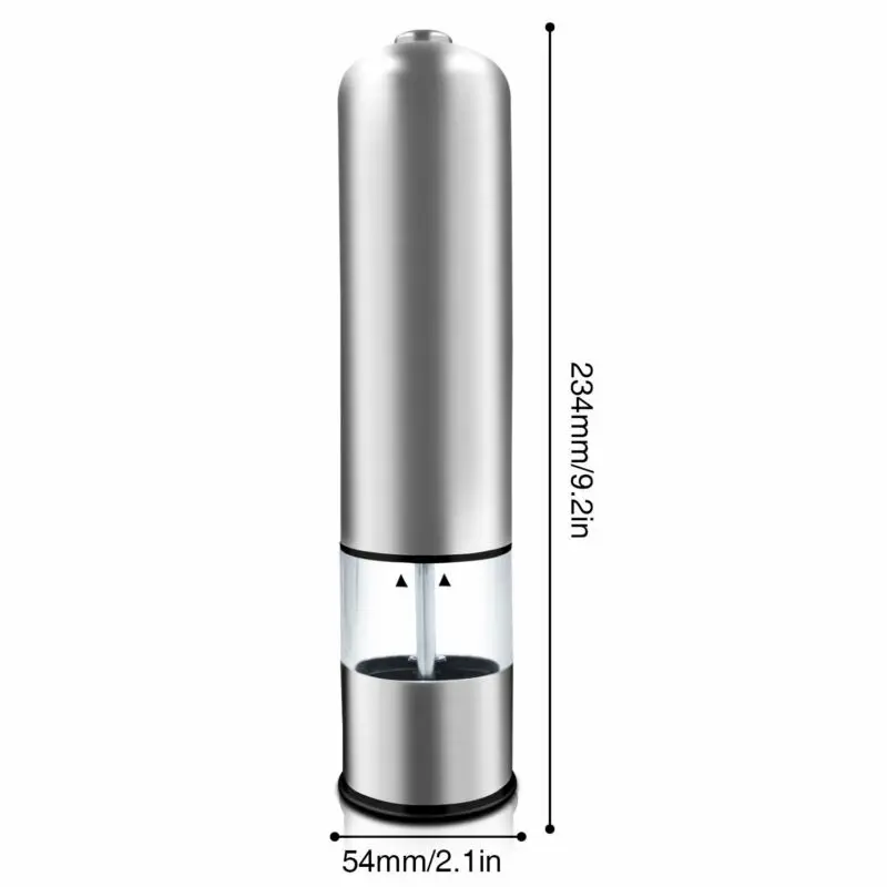 Electric Salt Spice Herb Pepper Grinder Mills Grinder Black Salt And Pepper Grinders Electric Pepper Mill Kitchen Tool
