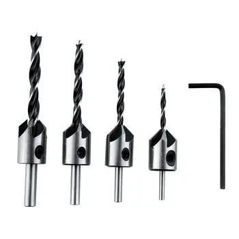 

New Professional Countersink Drill Bit Drill Press Reamer Chamfer Carpentry
