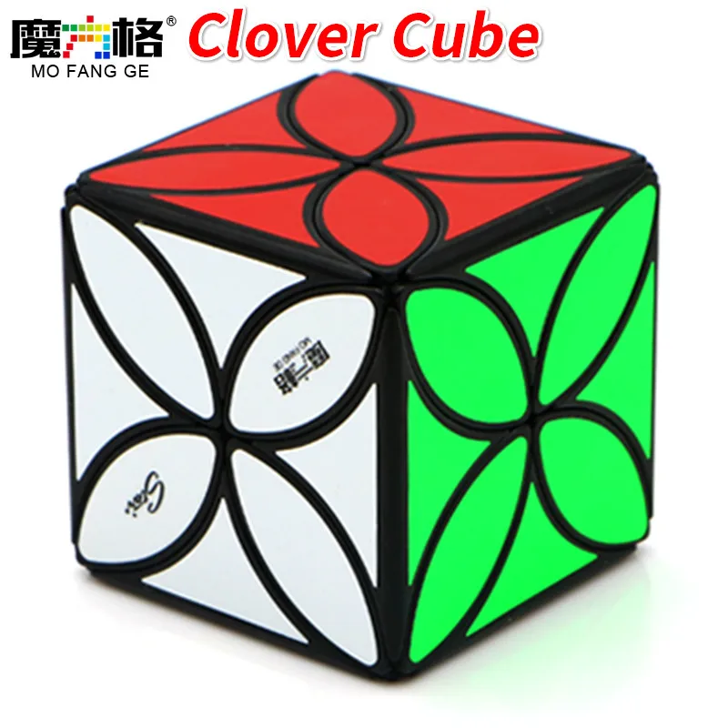 Qiyi mofangge Клевер скоростной куб странная форма волшебный куб Qiyi куб головоломка твист игрушечные кубики для детей