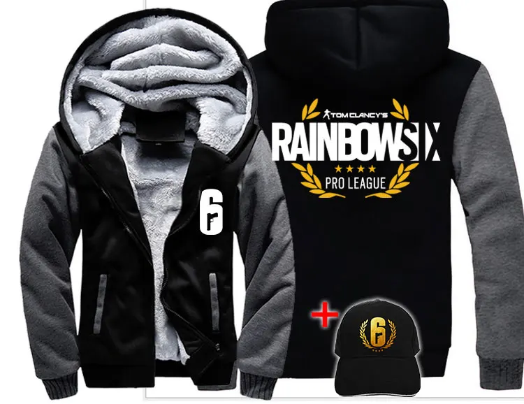 style 9 Asian size Модные радужные шесть Siege мужские теплые толстые пальто куртка Осень Зима Теплый Бархатный свитер Топ толстовки - Цвет: style 9 Asian size
