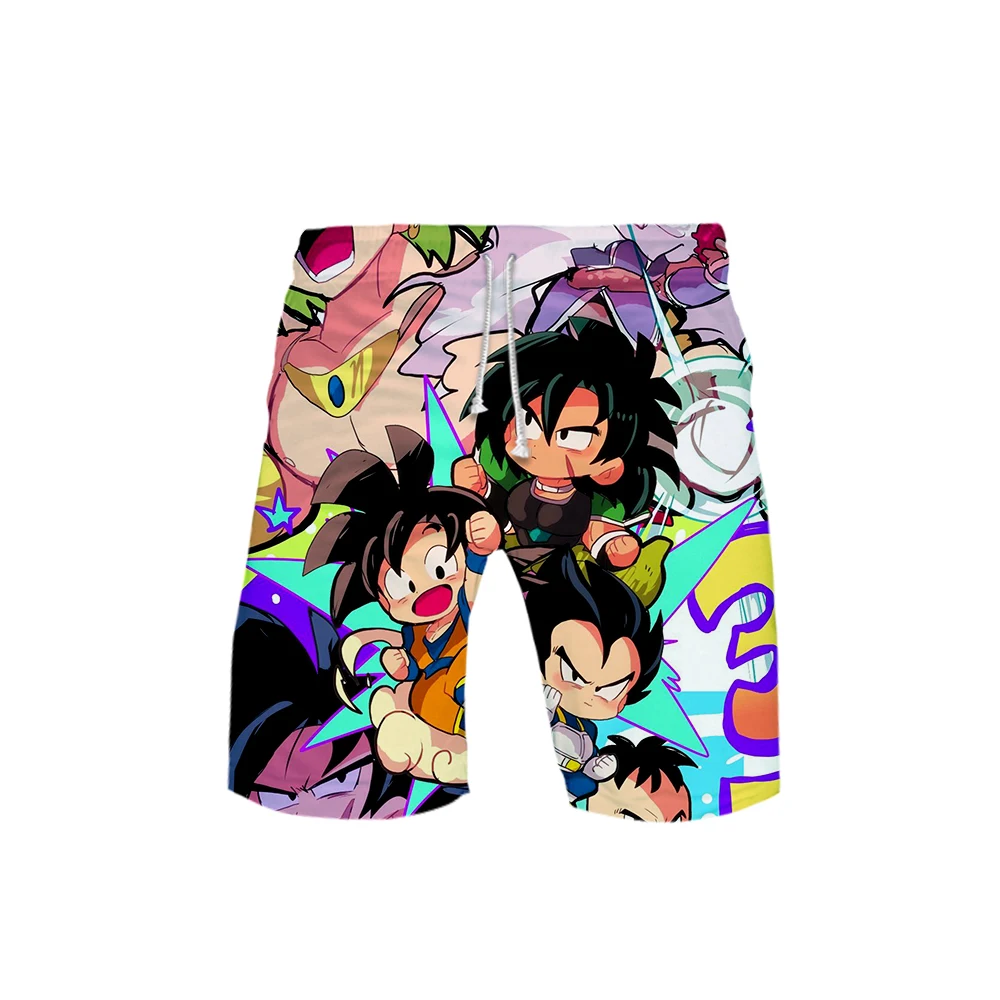Dragon Ball Супер Broly 3D пляжные спортивные шорты для бега мужские купальные костюмы Kpop популярные повседневные летние шорты новинка