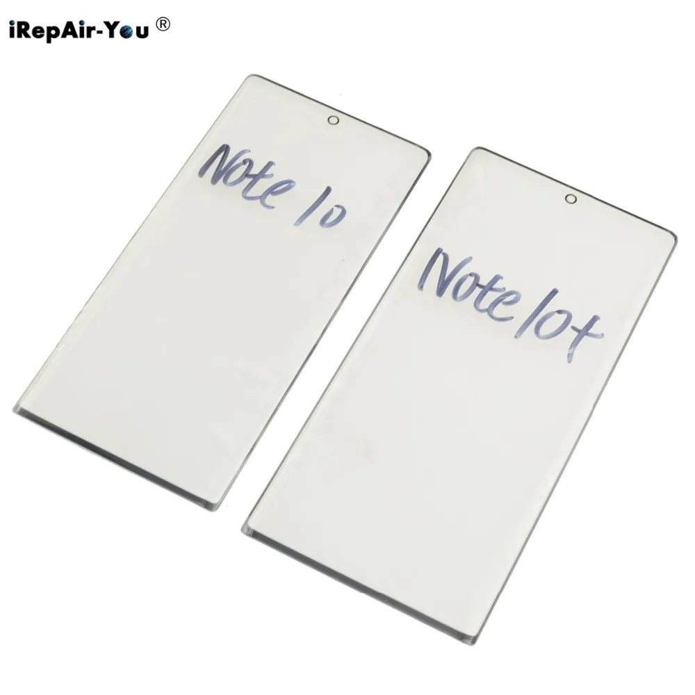 2 в 1 переднее внешнее стекло с OCA пленка Замена для samsung Galaxy Note 10 Plus lcd Сенсорная панель стеклянная крышка объектива