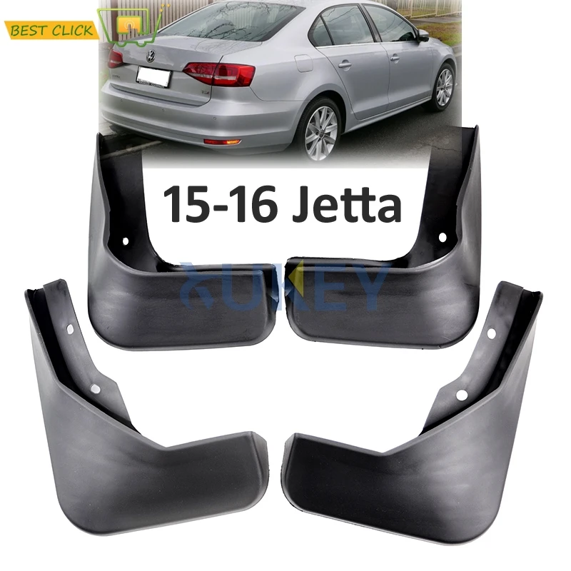 Car Mud Flaps Splash Guards For Volkswagen VW Jetta Sedan 2015 2016 2017 Front Rear Mudflaps Flap Mudguards Fender | Автомобили и