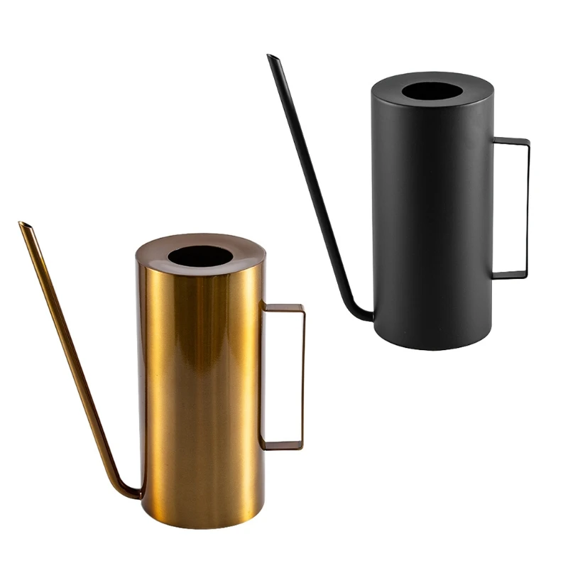 

1500ml Stainless Steel Watering Can Garden Flower Plants Long Mouth Sprinkling Pot Tool