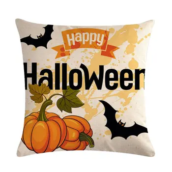 

Halloween Happy Series Linen Pillowcase Cushion Cover