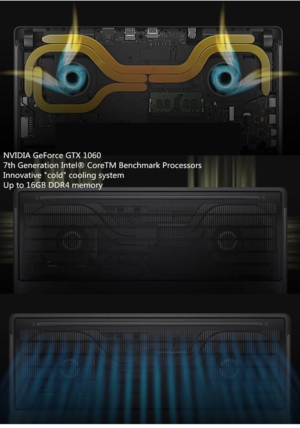 Ноутбук Xiao mi Ga mi ng Intel Core Intel i7-7700HQ GTX 1060 8 GB/16 GBRAM 128 GB/256 GB SSD+ 1T 15,6 дюймов mi notebook для игр