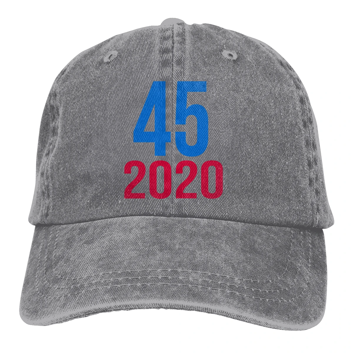 TRUMP 45 Casquette Черная мужская и женская джинсовая бейсболка с завязками Регулируемая Кепка для гольфа