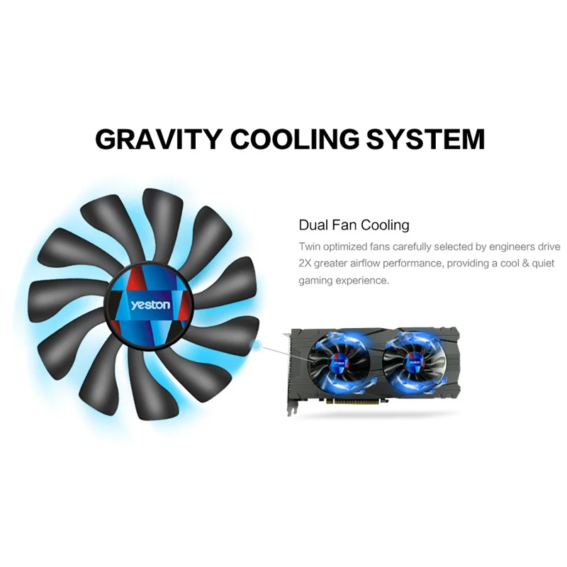 Yeston GTX1050Ti 4G D5 GE ie карта 1290 1392 МГц/7000 МГц 4 Гб 128 бит GDDR5 видео карта|Графические карты|
