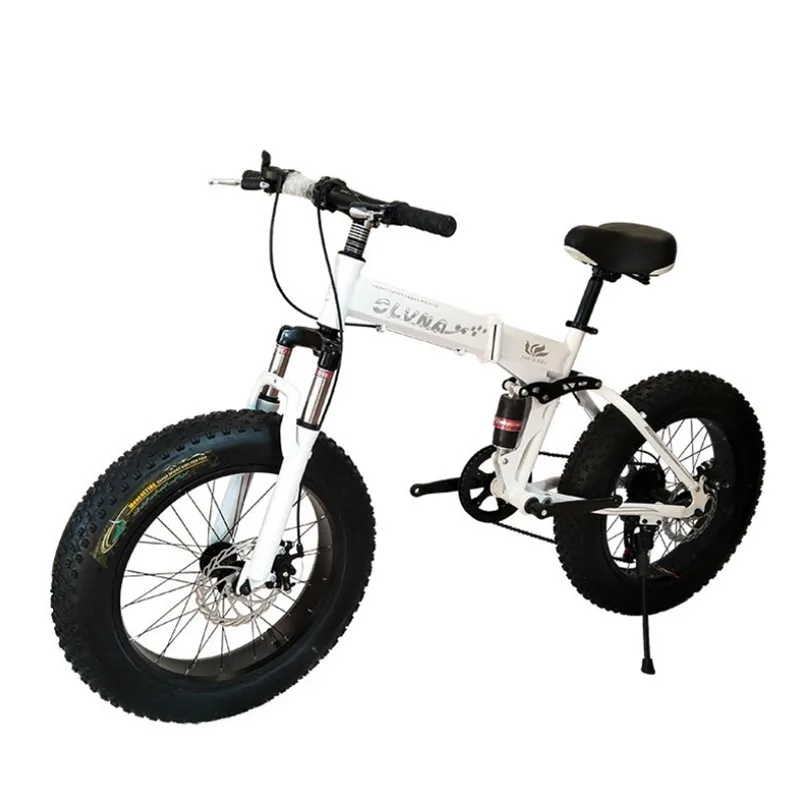 4.0 large wide tire snowmobile beach variable speed mountain bike adult male female student bike