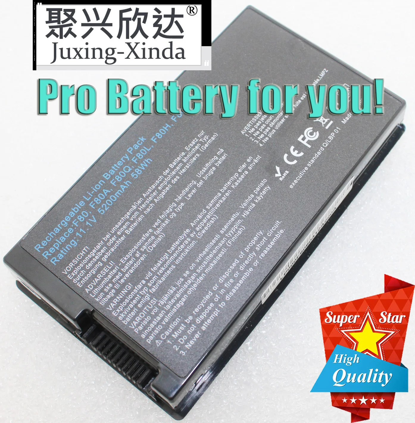 

Laptop Battery For ASUS A32-F80 F80 F80Cr F80s F81 F81E F83 F83Cr F83E F83S F83Se F83T K41 N60 N60D Pro83 Pro86 X61 X82 X85 X88