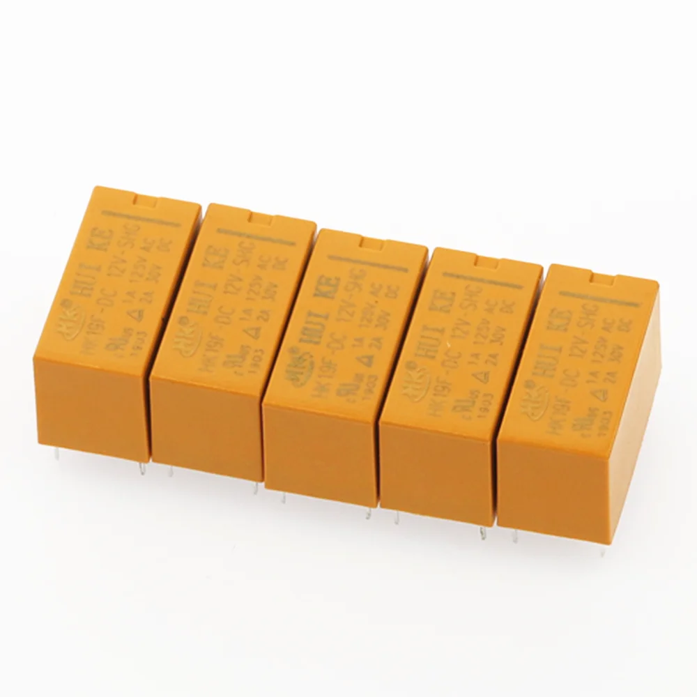 5 шт. релейная деталь флэшки HK19F 3V 5V 12V 24V 8PIN|Реле| |